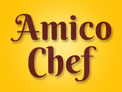 Pizzeria Amico Chef Logo