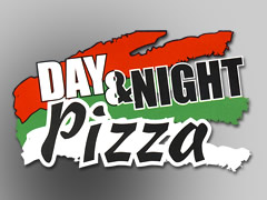 Day and Night Pizza Logo