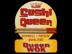 Sushi Queen und Queen Wok Logo
