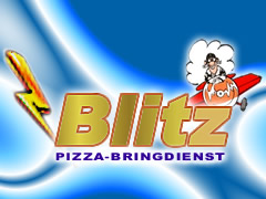Blitz Pizza-Bringdienst Logo