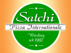 Satchi Pizza Internationale Logo