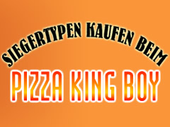 Pizza King Boy Logo