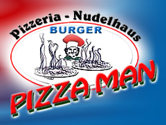 Pizzeria Pizza Man Logo