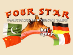 Four Star Pizza Service Logo