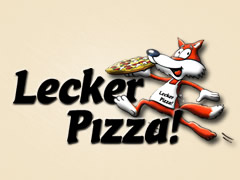 Lecker Pizza Logo