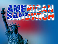 Pizzeria American Sandwich Logo