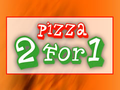 Pizza Nimm 2 zahle 1 Logo