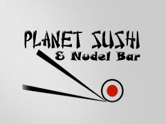 Planet Sushi und Nudel Bar Logo